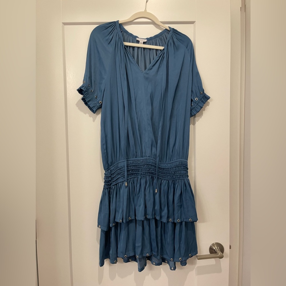 Current Air Smocked Waist Mini Dress